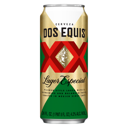 Dos Equis Lager Single 24oz Can 4.2% ABV