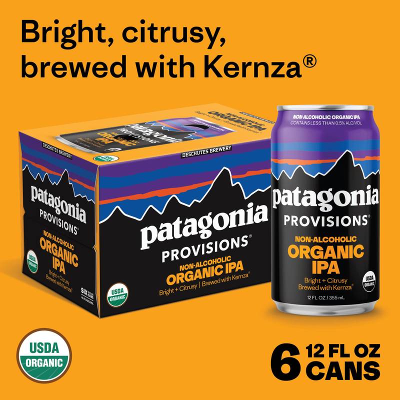 Patagonia Organic Non-Alcoholic IPA 6pk 12oz Can