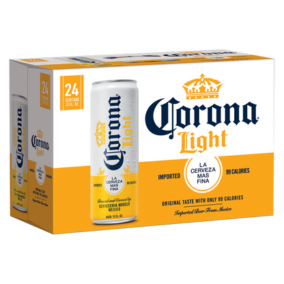 Corona Light 24pk 12oz Can 4% ABV