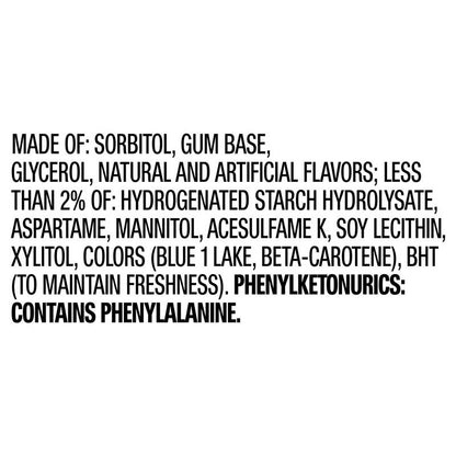 ORBIT Gum Spearmint Sugar Free Chewing Gum, Single Pack, 14 Piece