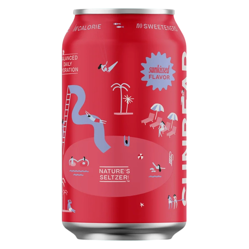 Sunbear Sparkling Hydration Strawberry 12oz
