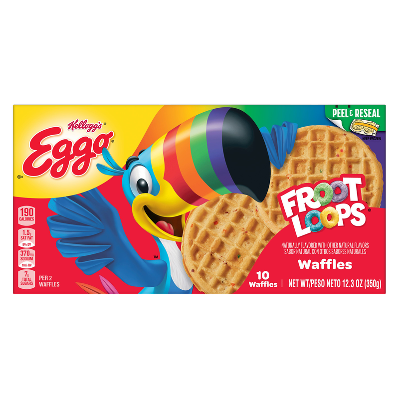 Kellog's Eggo Froot Loops Waffles 10ct