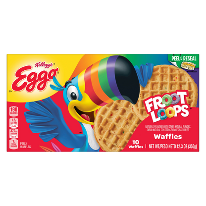 Kellog's Eggo Froot Loops Waffles 10ct