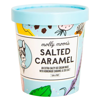 Molly Moon Salted Caramel Ice Cream, 16 oz