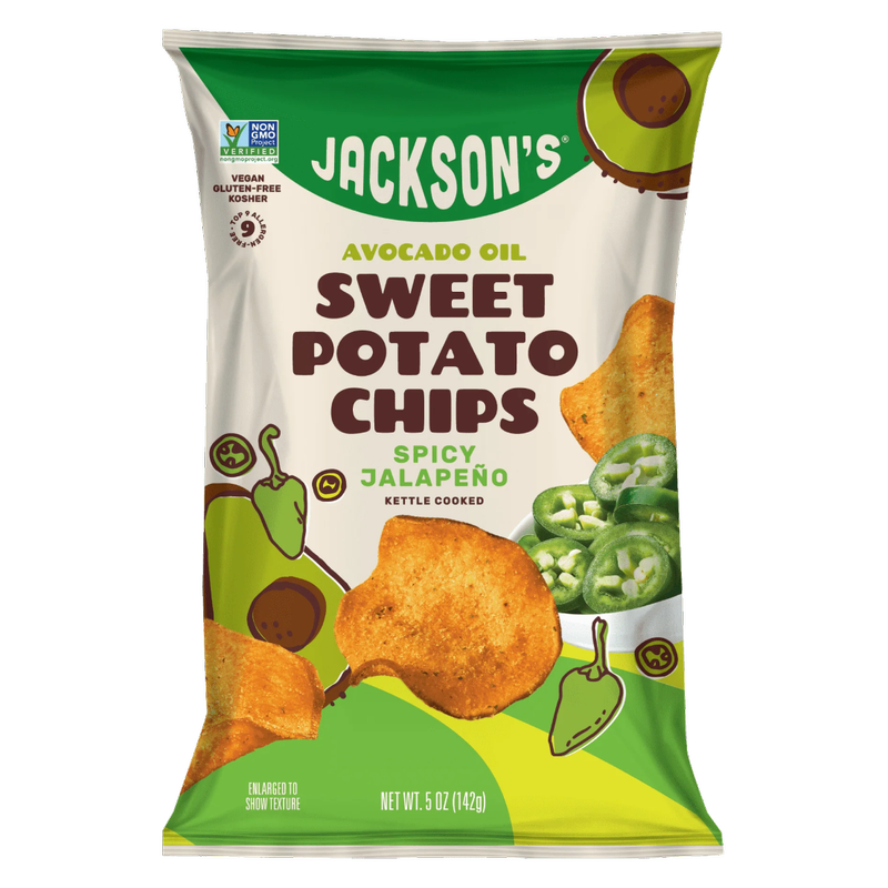 Jackson's Avocado Oil Spicy Jalapeno Sweet Potato Chip, 5oz