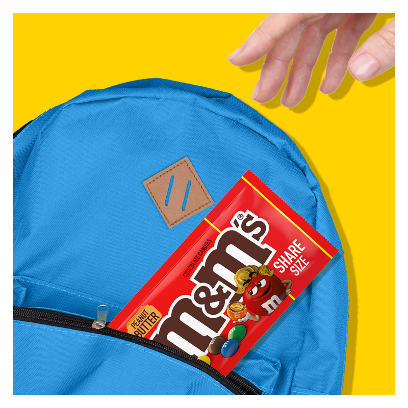 M&M's Peanut Butter Milk Chocolate Candies Share Size 2.83oz