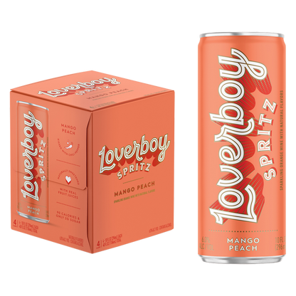 Loverboy Mango Peach Spritz 4pk 250ml Can 6.0% ABV