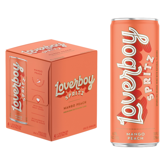 Loverboy Mango Peach Spritz 4pk 250ml Can 6.0% ABV