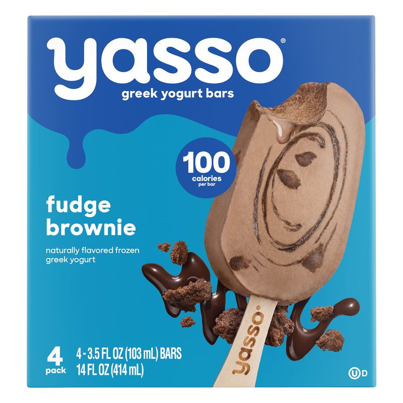 Yasso Greek Yogurt Fudge Brownie Bar 4ct