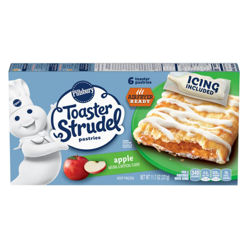 Pillsbury Frozen Apple Toaster Strudel 6ct