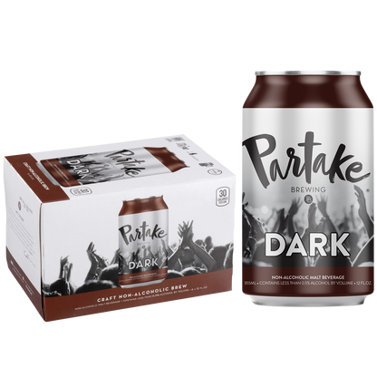 Partake Brewing Dark Non-Alcoholic 6pk 12oz Can 0.5% ABV