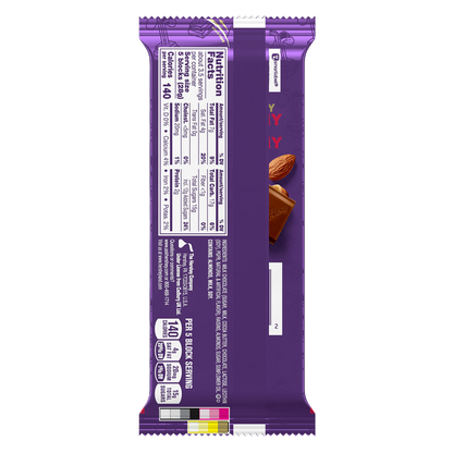 Cadbury Fruit & Nut Milk Chocolate Bar 3.5oz