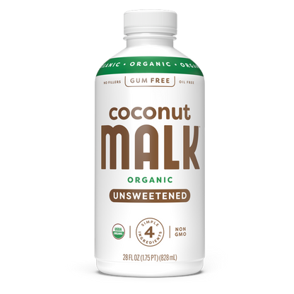 MALK Organic Unsweetened Coconut 28oz Btl