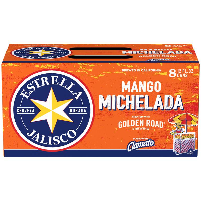 Estrella Jalisco Mango Michelada 8pk 12oz Can 3.5% ABV