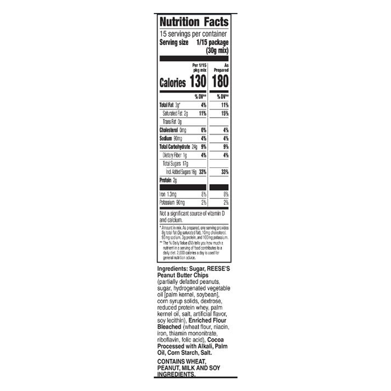 Betty Crocker REESE'S Peanut Butter Premium Brownie Mix 16oz