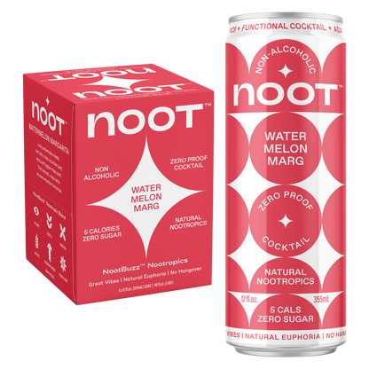 Noot Watermelon Margarita Non-Alcoholic Cocktail 4pk 12oz Can