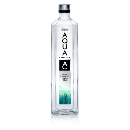 Aqua Carpatica Natural Spring Water 25.24oz Glass Bottle