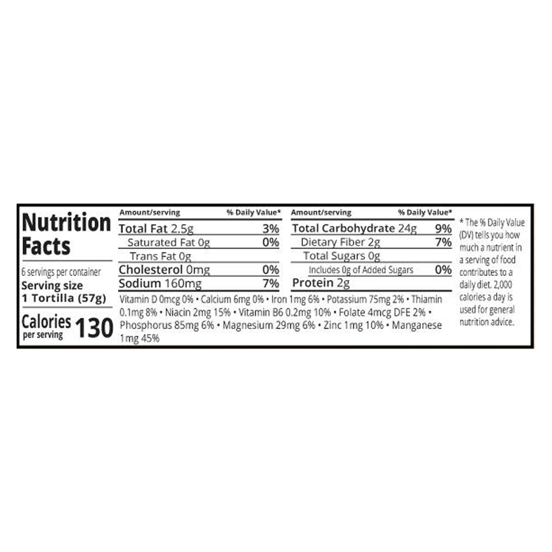 Food for Life Frozen Gluten Free Brown Rice Tortillas - 6ct/12oz