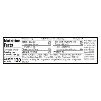 Food for Life Frozen Gluten Free Brown Rice Tortillas - 6ct/12oz