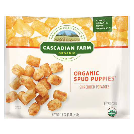 Cascadian Farm Frozen Organic Spud Puppies Shredded Potatoe 16oz
