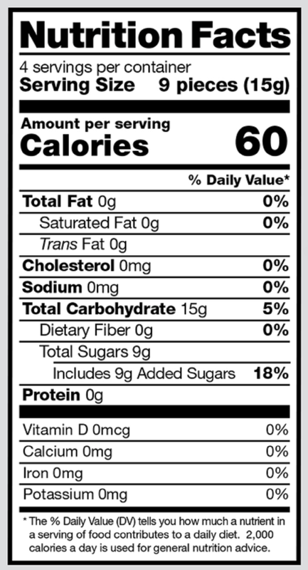 Retro Sours Citrus, 2.12oz