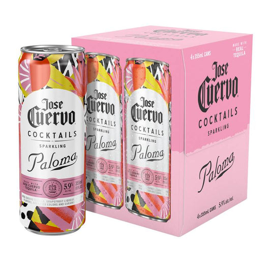 Jose Cuervo Sparkling Paloma 4pk 12oz Can
