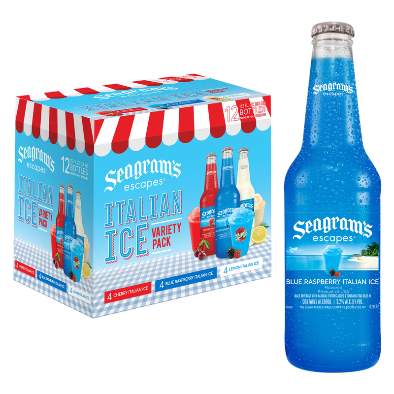 Seagram's Italian Ice Variety 12pk 12oz Btl 3.2% ABV
