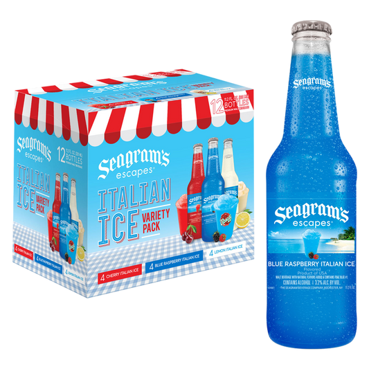 Seagram's Italian Ice Variety 12pk 12oz Btl 3.2% ABV