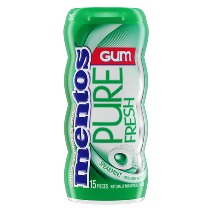 Mentos Pure Fresh Spearmint With Green Tea Sugar-Free Gum 3.5oz