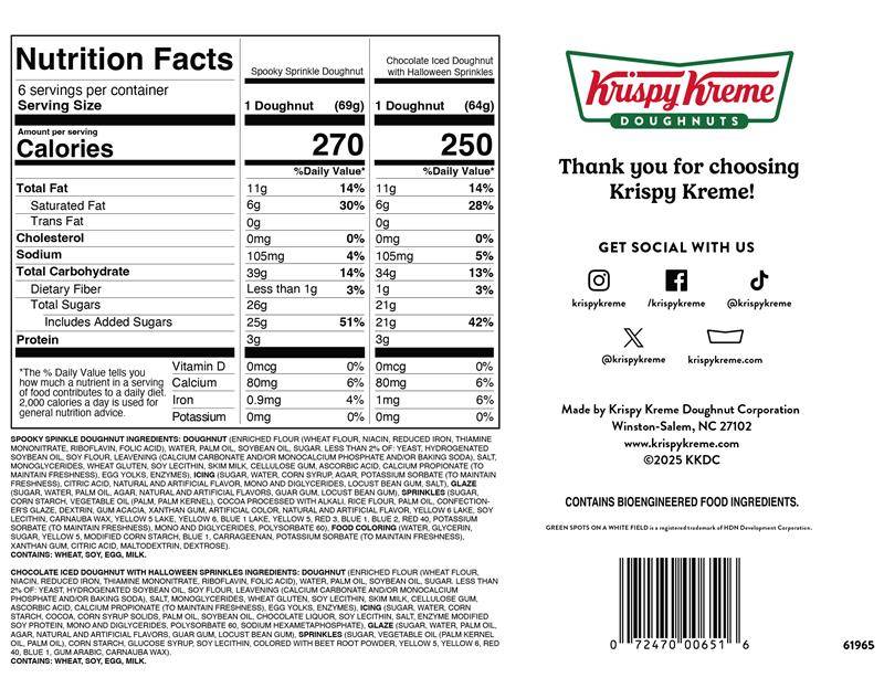 Krispy Kreme® Assorted Halloween Doughnuts