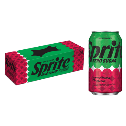 Sprite Winter Spiced Cranberry Zero Sugar 12pk 12oz Can