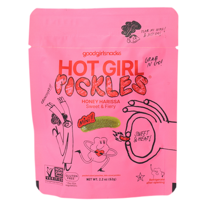 HOT GIRL PICKLES Grab & Go – Honey Harissa 2.2oz