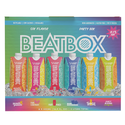 BeatBox Variety Pack 6pk 500ml 11.1% ABV Wine Party Punch