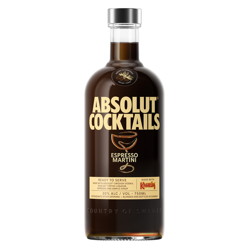Absolut Espresso Martini 750ml Bottle