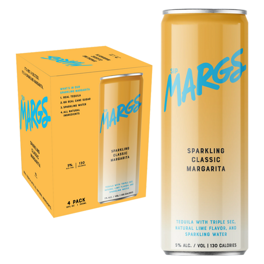 Sip MARGS Classic Margarita 4pk 12oz Can 5% ABV