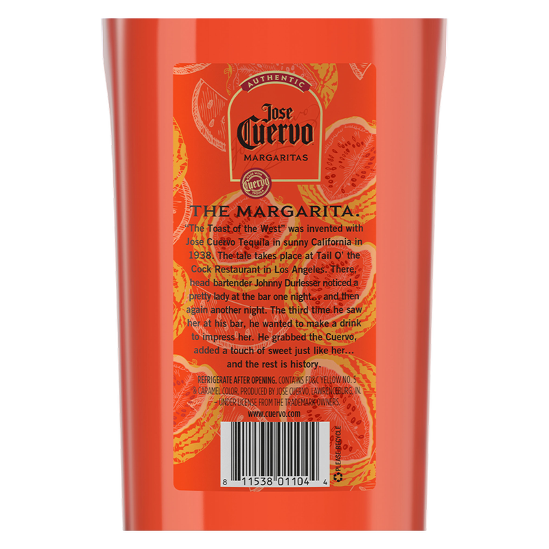 Jose Cuervo Authentic Margarita Watermelon Ready to Drink Cocktail 1.75L 9.95% ABV