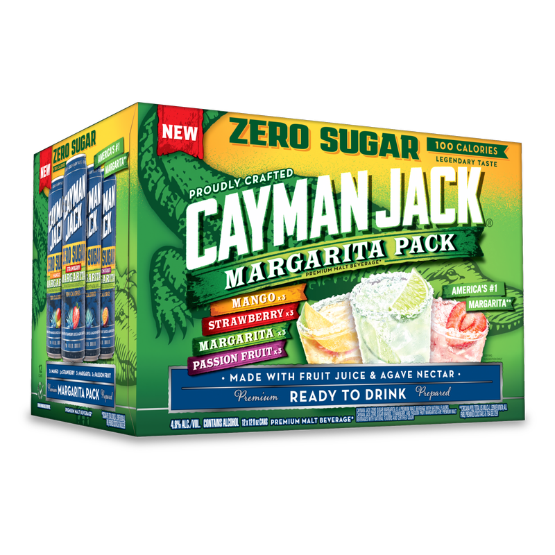 Cayman Jack Zero Sugar Margarita 12pk 12oz Cans 4.8% ABV