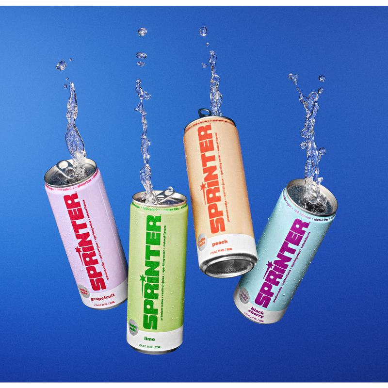 Sprinter Vodka Soda Variety 8pk 12oz Cans 4.5% ABV