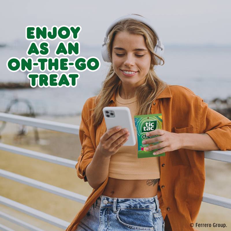 TIC TAC CHEWY! Sour Adventure Candy, Sour Candy, 7 oz