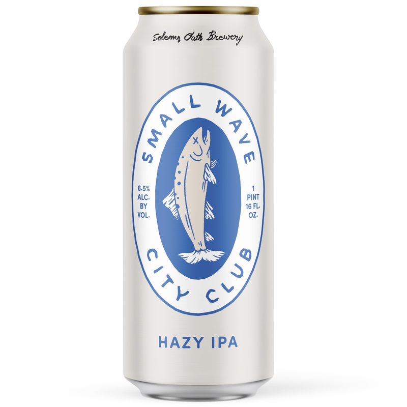 Solemn Oath Small Wave Hazy IPA 4pk 16oz Can 6.5% ABV