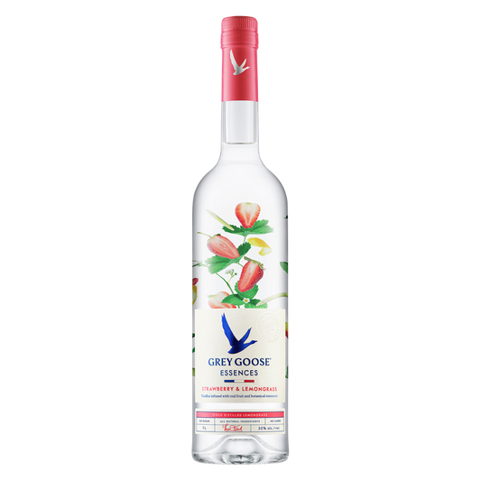 Grey Goose Essences Strawberry & Lemongrass Vodka 1L (60 Proof)