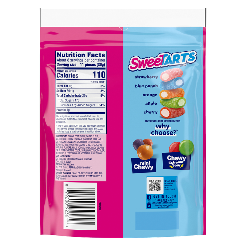 SweeTARTS Rope Bites, 8oz
