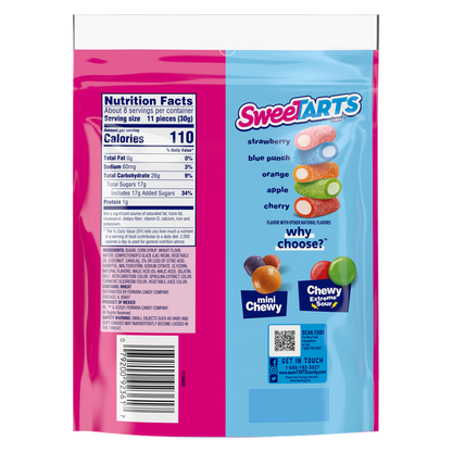 SweeTARTS Rope Bites, 8oz