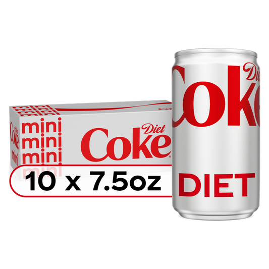 Diet Coke 10pk 7.5oz Mini Can