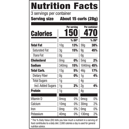Herr's Jalapeno Popper Curls 3oz