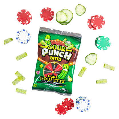 Sour Punch Pickle Roulette, Bites, 5oz