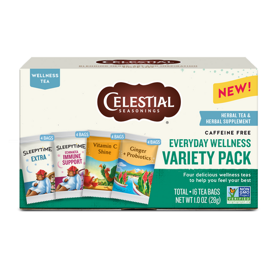 Celestial Seasonings Wellness Variety Pack 16ct Box