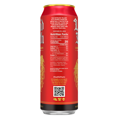 Liquid Death Convicted Melon Sparkling Water 8pk 19.2oz King Size Cans