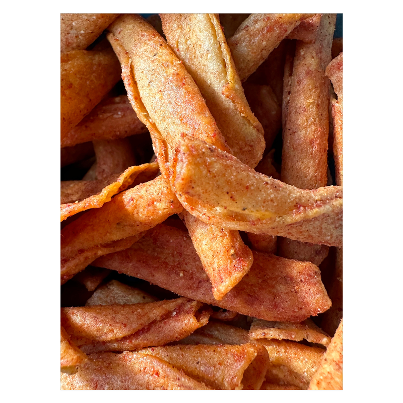 Zack's Mighty Fiery Nacho Rolled Tortilla Chips 7oz