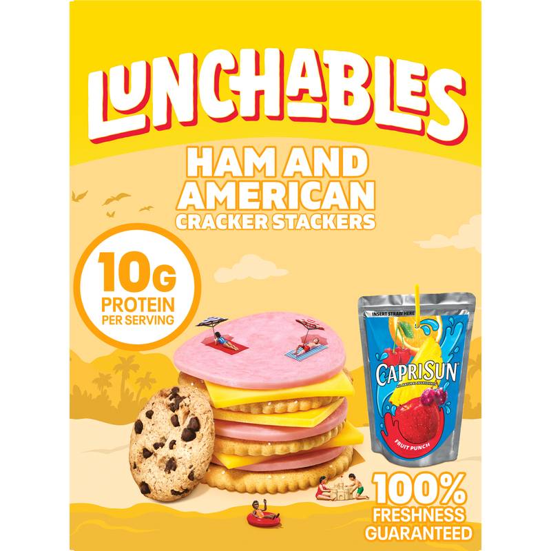 Lunchables Ham & American Cheese Lunch Combinations with Capri Sun - 9.1oz